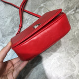 Statement Faux Leather Handbag - Modern Structured Build | Women's Statement Accessory #1061 - interior view (image 6) of designer-inspired handbag