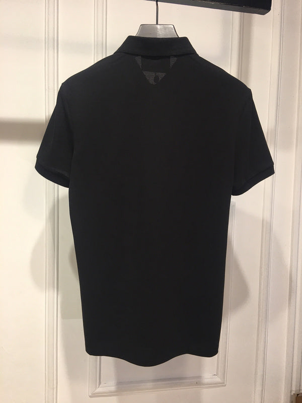Side profile of Gucci luxury clothing with monogram-inspired silhouette