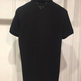 Side profile of Gucci luxury clothing with monogram-inspired silhouette