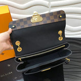 Interior view of structured chic women's handbag – women's everyday handbag
