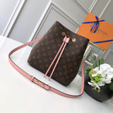 Side profile of elevated refined women's handbag – women's luxury accessory