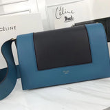 Side profile of chic structured women's handbag – women's designer-style accessory