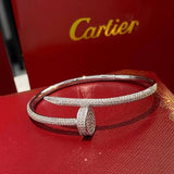Close-up detail view of Cartier unisex jewelry piece