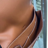 Close-up detail of classic bag design