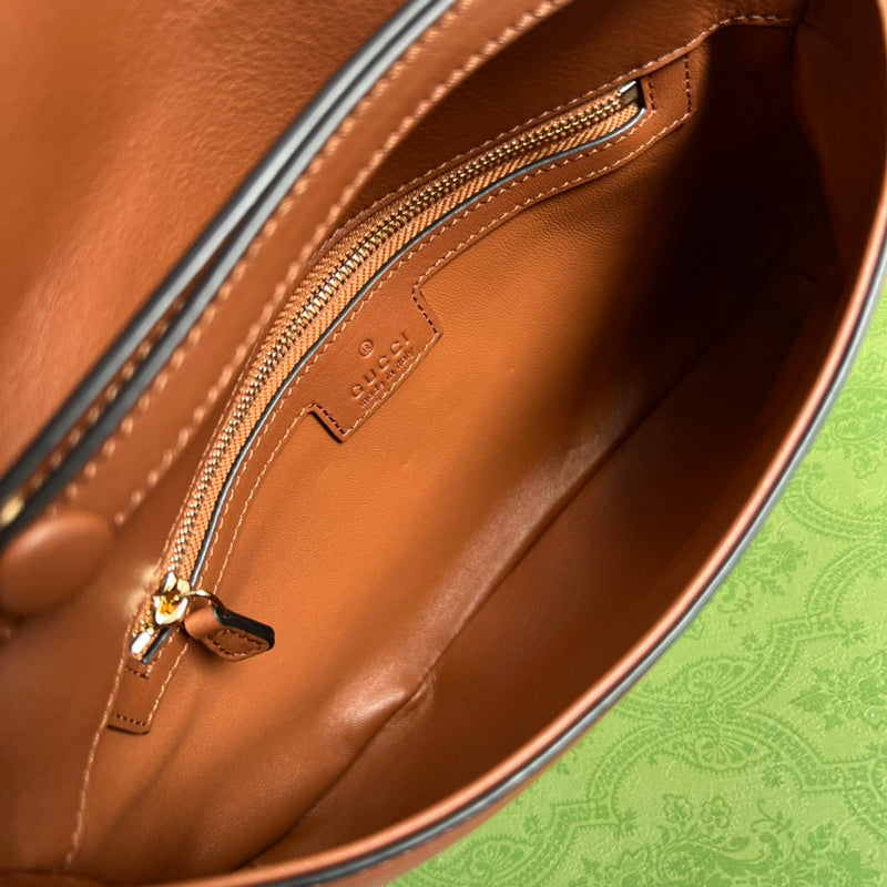 Interior view of sleek structured women's handbag – women's luxury handbag