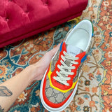 Gucci all-black luxury sneakers view 9 heritage-inspired look