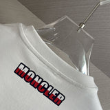Front view of Moncler luxury clothing with contemporary cut