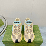 Gucci stone beige luxury sneakers view 11 classic court silhouette