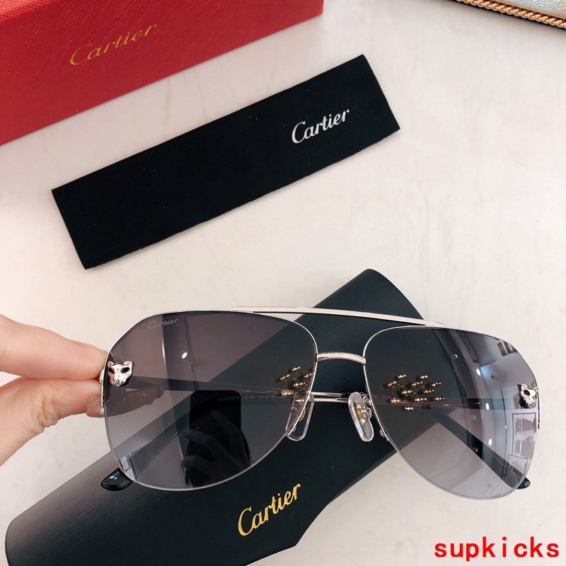 Full view of Cartier unisex sunglasses