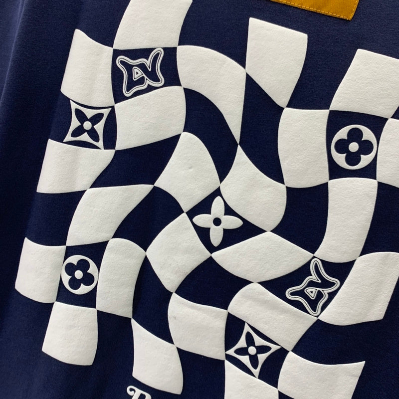 Close-up detail shot of Louis Vuitton cotton t-shirt with everyday silhouette