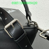 Ziva's Charm handbag – side angle view (one versatile size)
