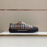 Burberry Camel Chunky Platform Sneakers - Toe Detail View