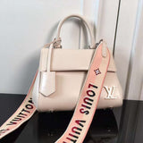 Front view of sleek elevated women's handbag – women's luxury accessory