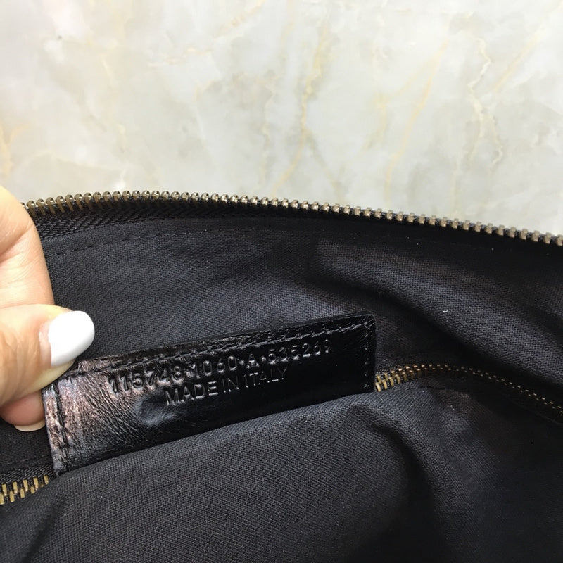 Refined Faux Leather Handbag - Understated Luxury Look | Women's Statement Accessory #197 - close-up detail shot (image 3) of designer-inspired handbag