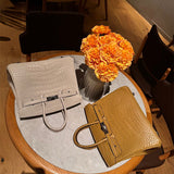  clean-lined crossbody bag styled with outfit 30