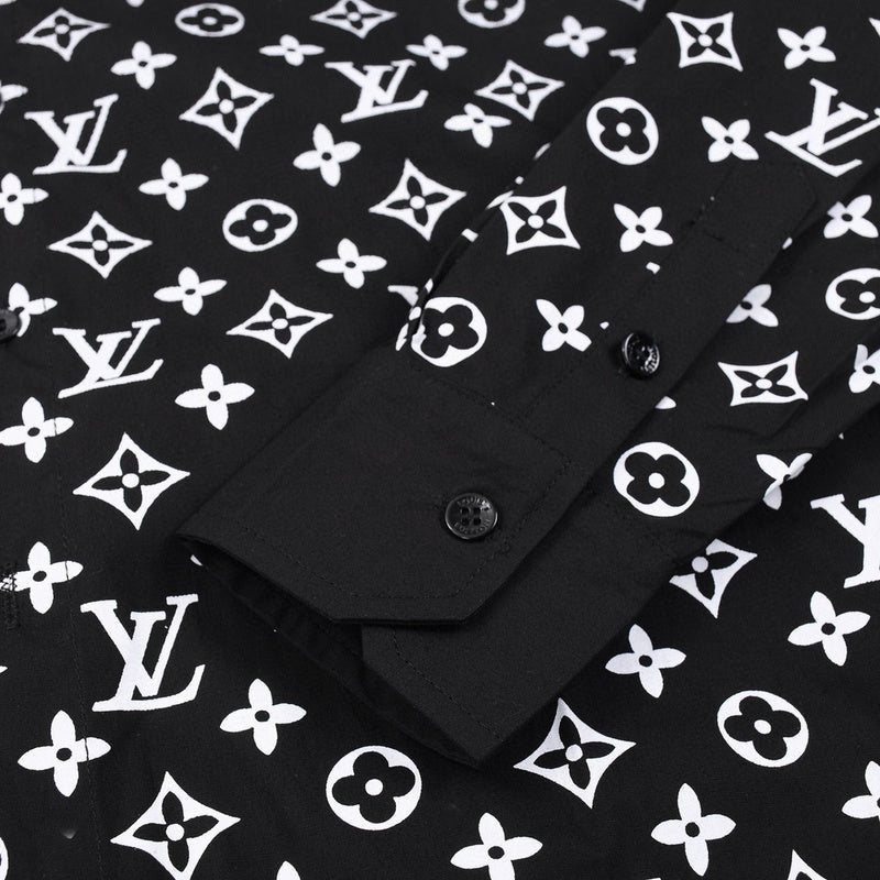 Side profile of Louis Vuitton luxury clothing with streetwear-inspired cut