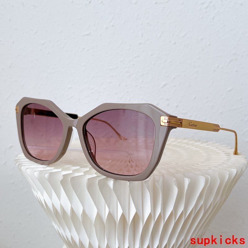 Angled view of Cartier unisex sunglasses