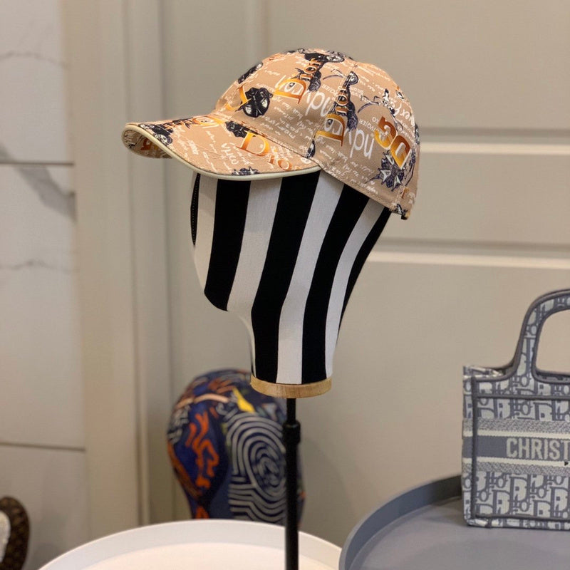 Close-up detail view of Burberry unisex cap