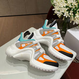 Louis Vuitton White Slip-On Sneakers - Front View