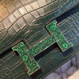Interior view of structured premium bag