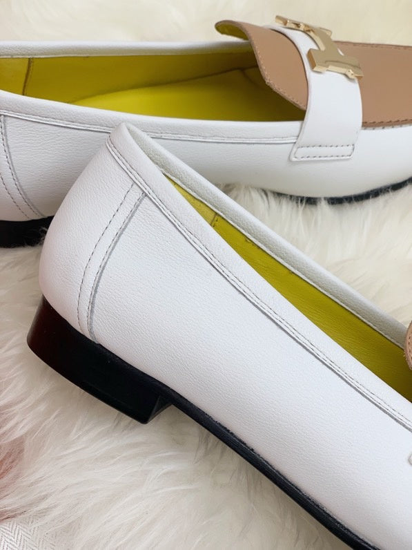 Hermès Tan Pointed-Toe Stiletto Heels - Front View