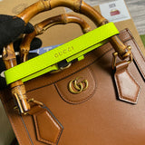 Back view of statement classic women's handbag – women's statement bag