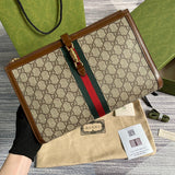 Side profile of structured sleek women's handbag – women's luxury handbag