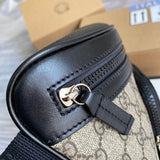 Interior view of structured polished women's handbag – women's statement bag