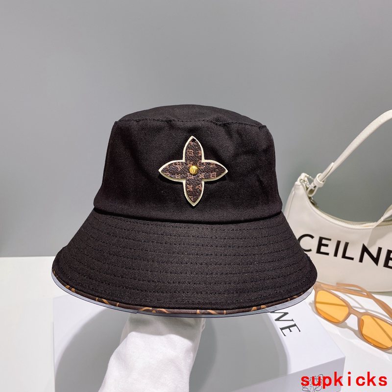 Close-up detail view of Louis Vuitton unisex cap