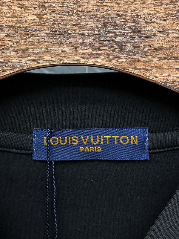Side profile of Louis Vuitton luxury clothing with everyday silhouette