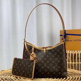 Front view of statement classic women's handbag – women's luxury accessory