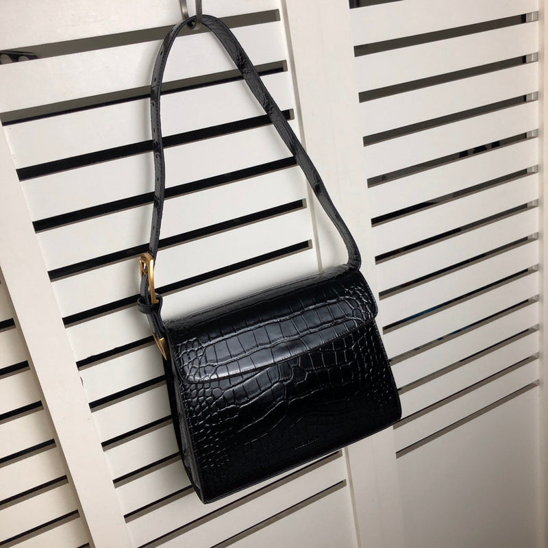 Interior view of modern refined women's handbag – women's luxury handbag