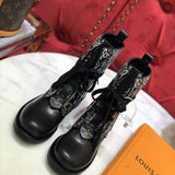 Louis Vuitton Beige Chelsea Boots - Toe Detail View