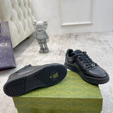 Gucci soft grey luxury sneakers view 10 premium leather build