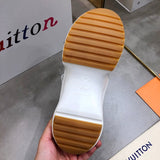 Louis Vuitton Beige Knee-High Boots - Sole Detail View