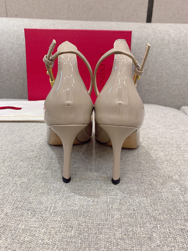 Close-up of Valentino Garavani shoes craftsmanship