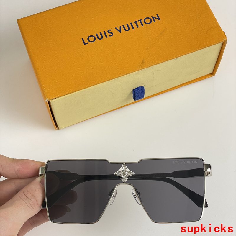 Side view of Louis Vuitton unisex sunglasses