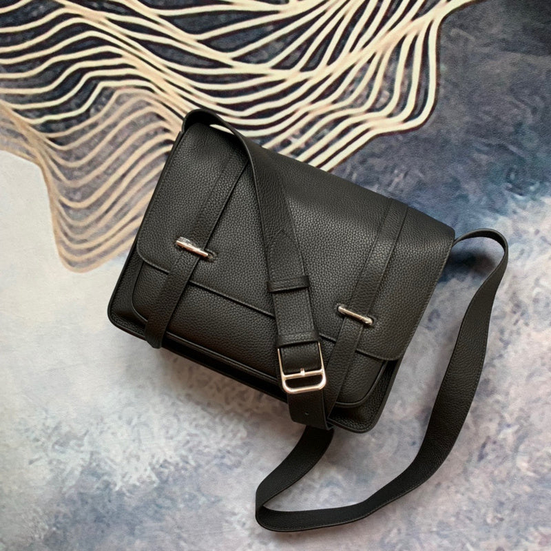 Close-up detail of sleek bag design