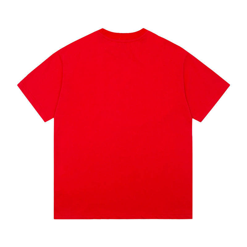 Close-up of Burberry t-shirt craftsmanship