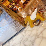 Polished bag shown from front angle