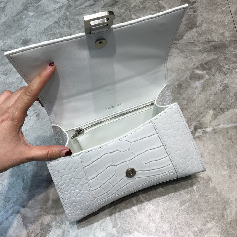 Elegant Faux Leather Handbag - Polished Finish | Women's Premium Handbag #616 - styled full view (image 7) of designer-inspired handbag