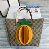 Front view of statement polished women's handbag – women's statement bag