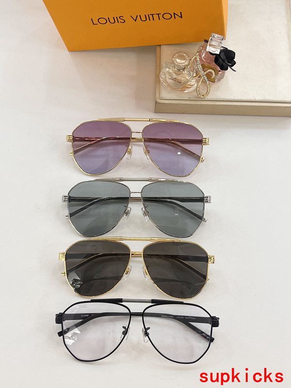 Lifestyle view of Louis Vuitton unisex sunglasses