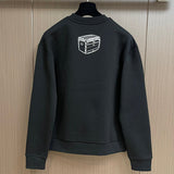 Side profile of Louis Vuitton luxury clothing with logo-detail design