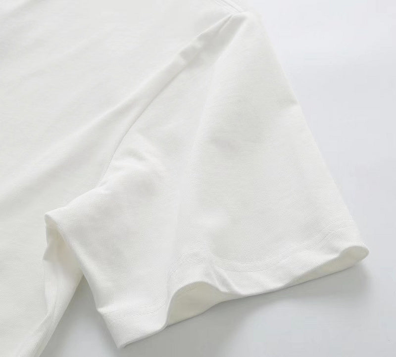 Back view of Louis Vuitton cotton t-shirt with monogram-inspired silhouette