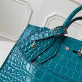 Close-up detail of modern polished women's handbag – women's statement bag