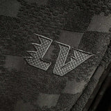 Side profile of Louis Vuitton luxury clothing with everyday silhouette