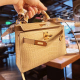 Close-up detail of chic bag design