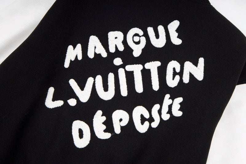 Side profile of Louis Vuitton luxury clothing with contemporary cut