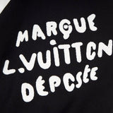 Side profile of Louis Vuitton luxury clothing with contemporary cut
